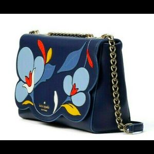 SOLD ON FB Briar Lane Floral Leather Crossbody